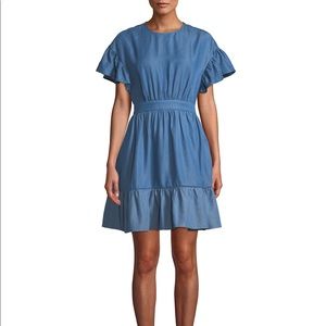 Kate Spade ‘Chambray Ruffle Dress’